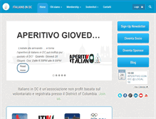 Tablet Screenshot of italiansindc.com